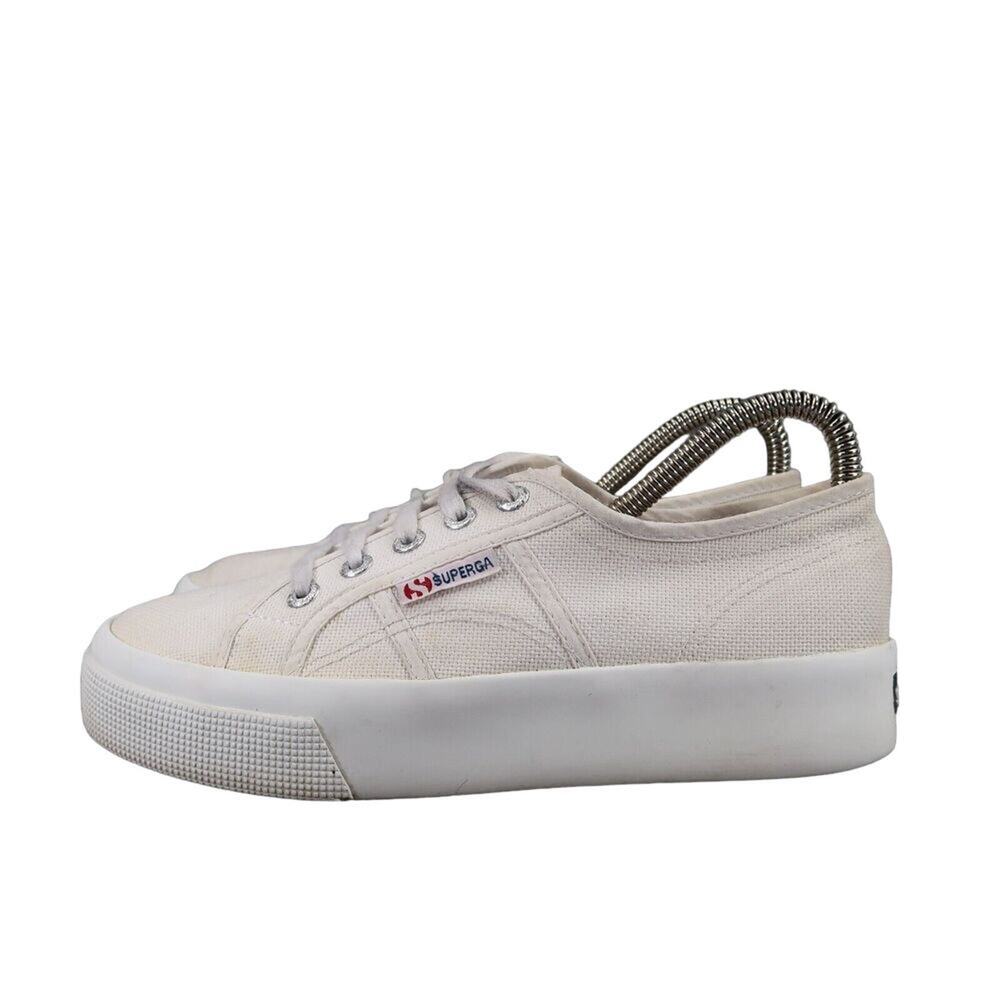 Superga Shoes Womens 6.5 Sneakers Fashion Lifestyle Platform Cotu Comfort Active - Picture 4 of 16